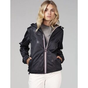 NWT Star Print Packable Rain Jacket - Size S